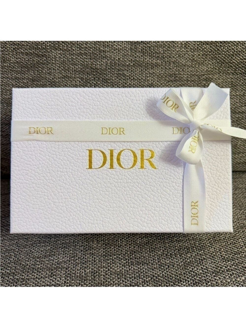Dior White Empty Small Ribbon Rectangle Gift Box Paper Gift Birthday